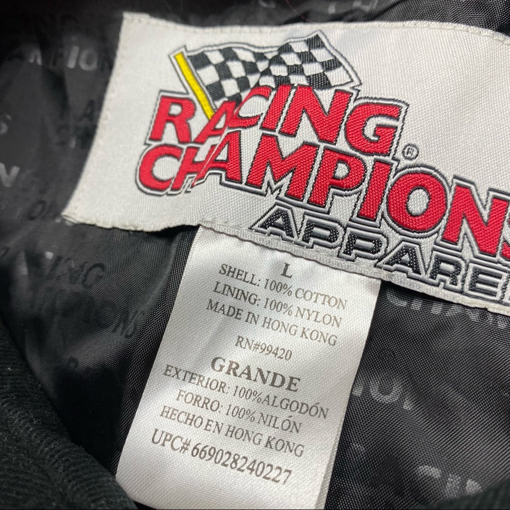 Vintage NASCAR CAT RACING JACKET EXCELLENT COND L - Picture 14 of 16